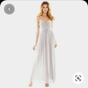 Strapless Rhinestone Gown